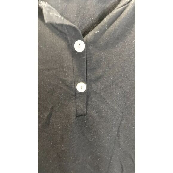 Womens V Neck Henley Shirts Long Sleeve Sweatshirts Causal Pullover Button - Picture 6 of 6